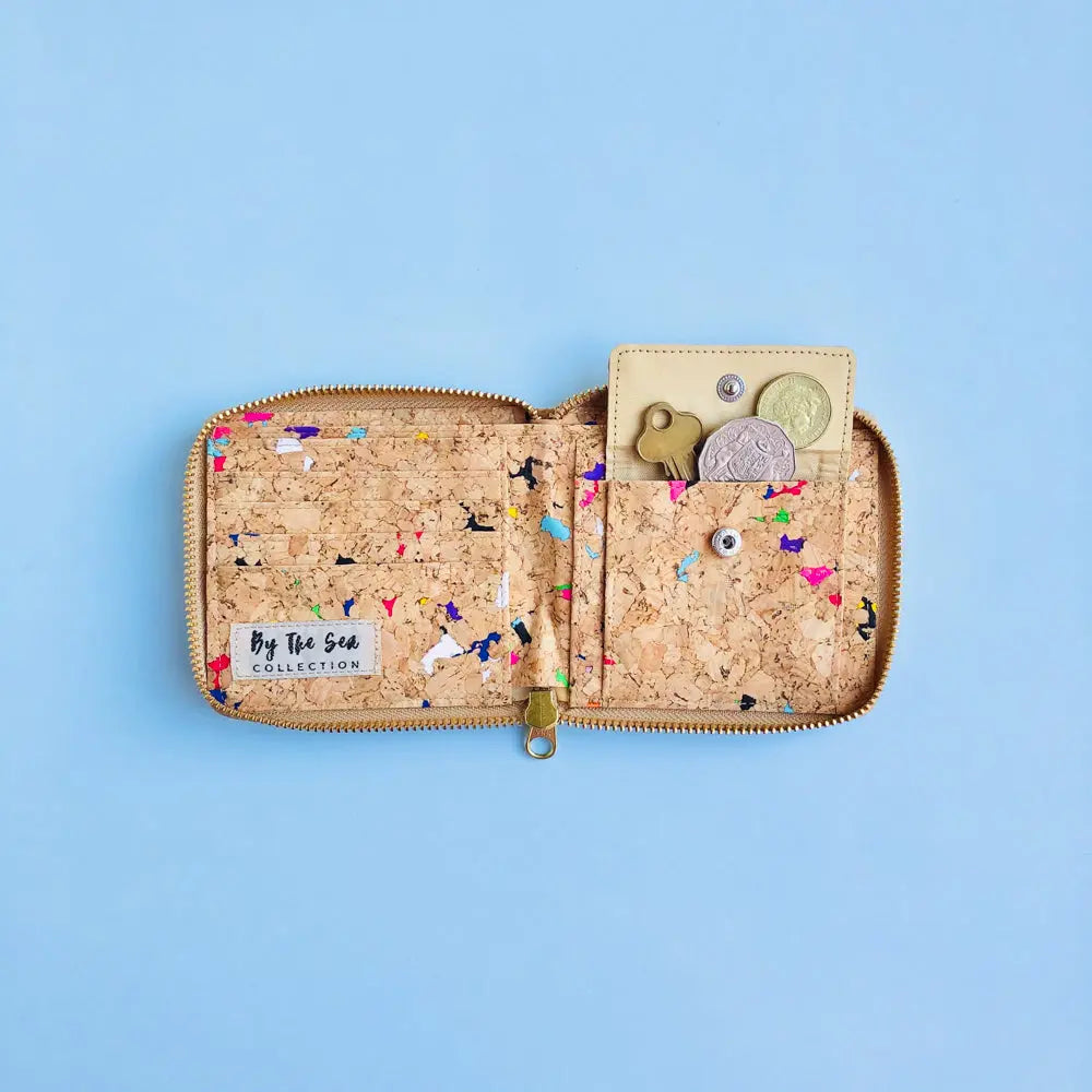 Ingy zipper cork wallet By The Sea Collection By The Sea Collection