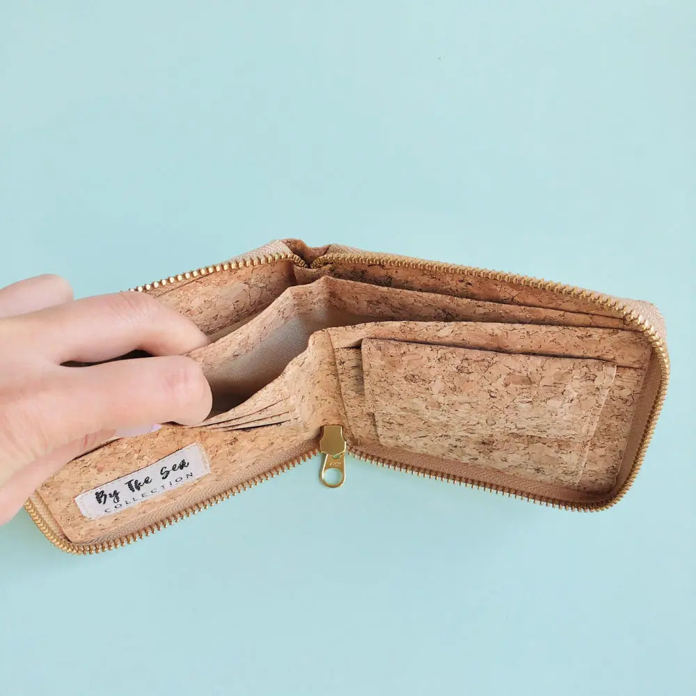 Ingy zipper cork wallet By The Sea Collection By The Sea Collection