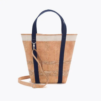 Large cork shopping vegan handbag by Artelusa Artelusa