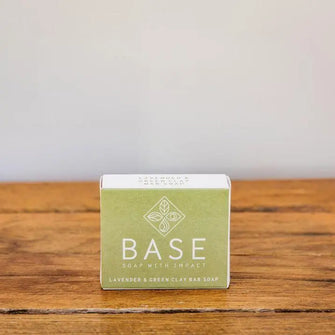 Lavender And Green Clay Soap Bar by Base Soap Base Soap