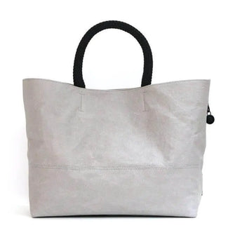 Light grey vegan washable paper bag by Bare Instinct Bare Instinct