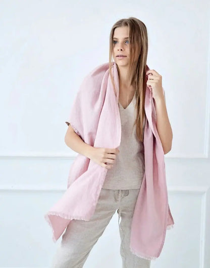 Linen Scarf by Odalux Odalux