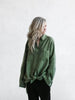 Linen boyfriend shirt in olive by Seaside Tones Seaside Tones