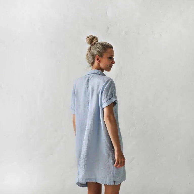 Linen tunic blue by Seaside Tones Seaside Tones