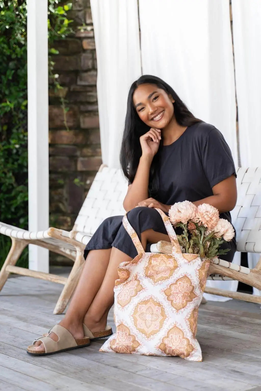 Mantua x Luna and Sun - Organic Cotton Tote Bag Luna + Sun the Label