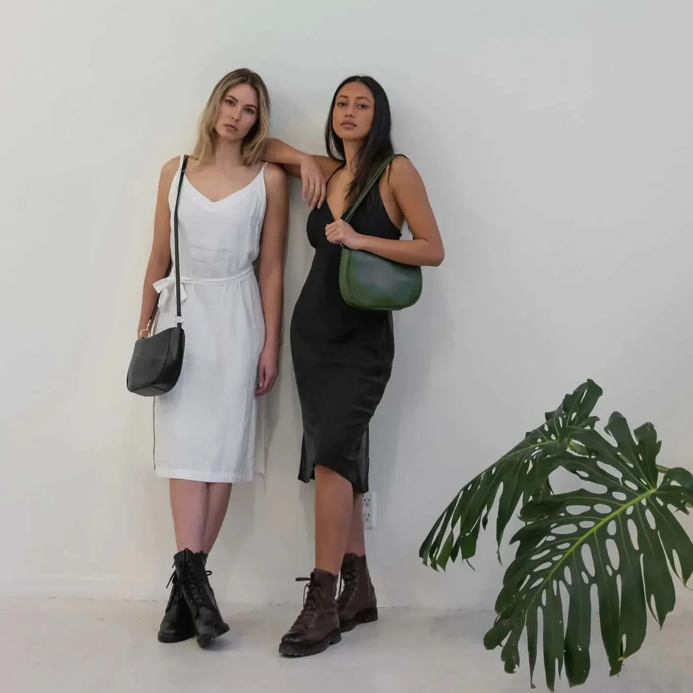 Mina - Cactus Leather Bag Velvet Heartbeat