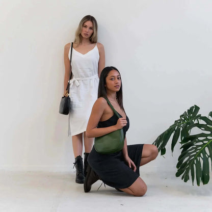 Mina - Cactus Leather Bag Velvet Heartbeat