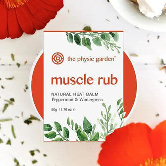 Natural Muscle Rub Balm by The physic garden The Physic Garden