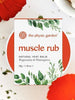 Natural Muscle Rub Balm by The physic garden The Physic Garden