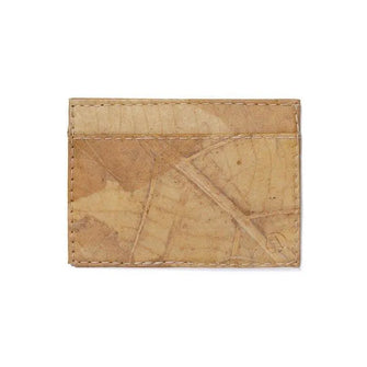 Natural vegan card holder made of leaves by Tree Tribe Tree Tribe