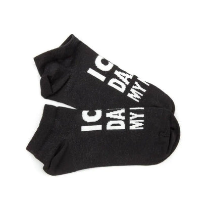 ORGANIC DANCE SNEAKER SOCKS IN BLACK by Bleed Bleed