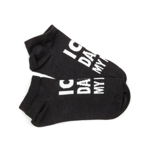 ORGANIC DANCE SNEAKER SOCKS IN BLACK by Bleed Bleed