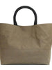 Olive vegan washable paper bag by Bare Instinct Bare Instinct