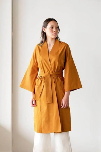Organic Chorus Kimono in Rust REcreate