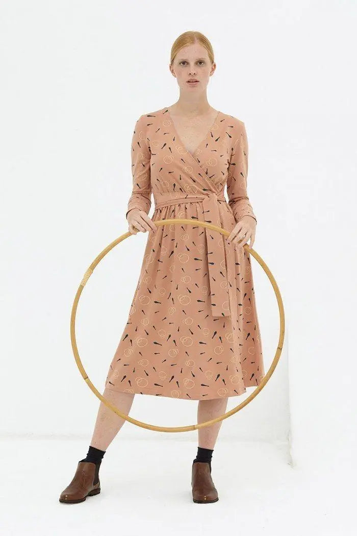 Organic Dress Dana Soft Pink Tiralahilacha