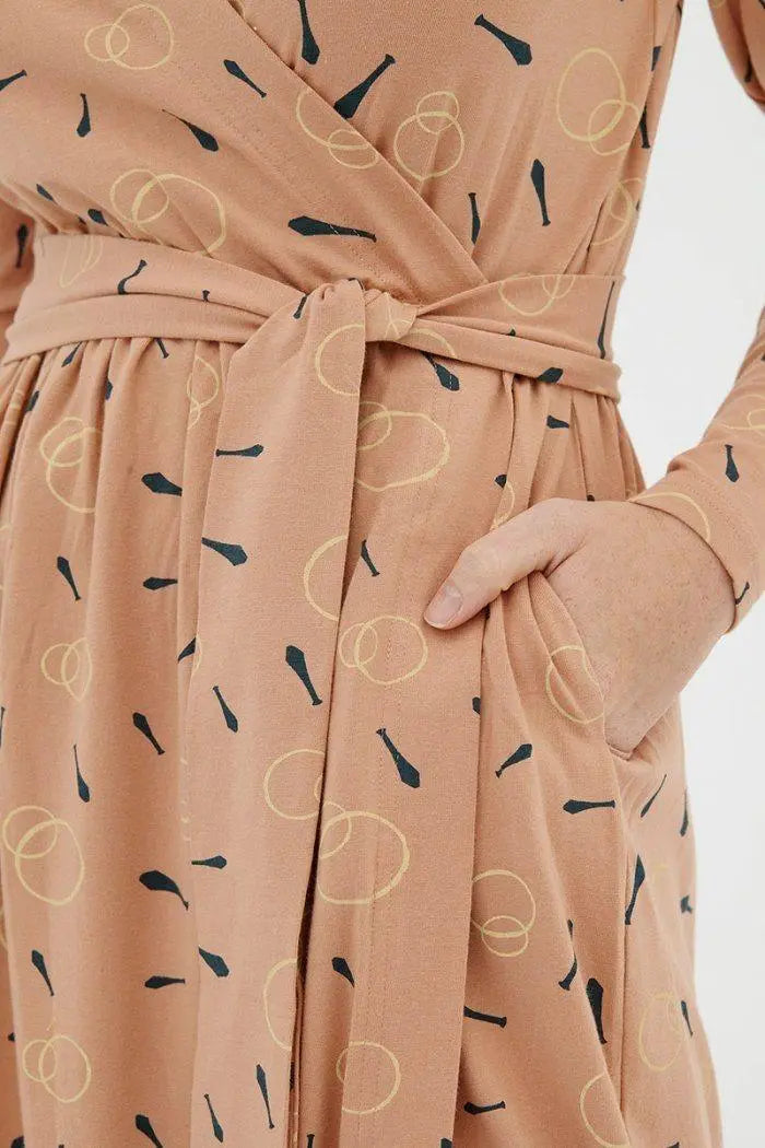 Organic Dress Dana Soft Pink Tiralahilacha