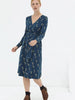 Organic Dress Navy Dafne Tiralahilacha