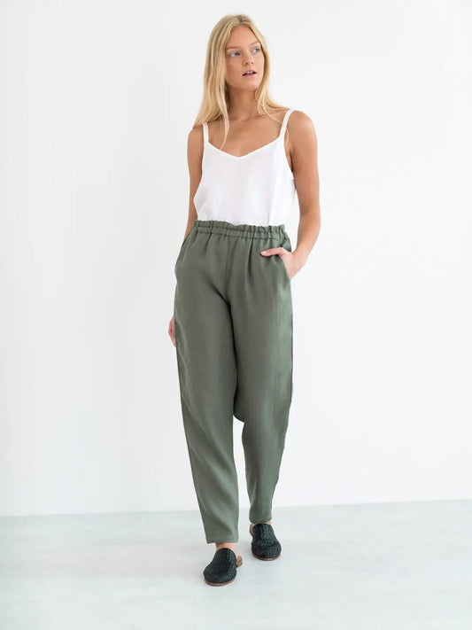 PRE-ORDER Brinley Linen Pants by Love And Confuse Love & Confuse