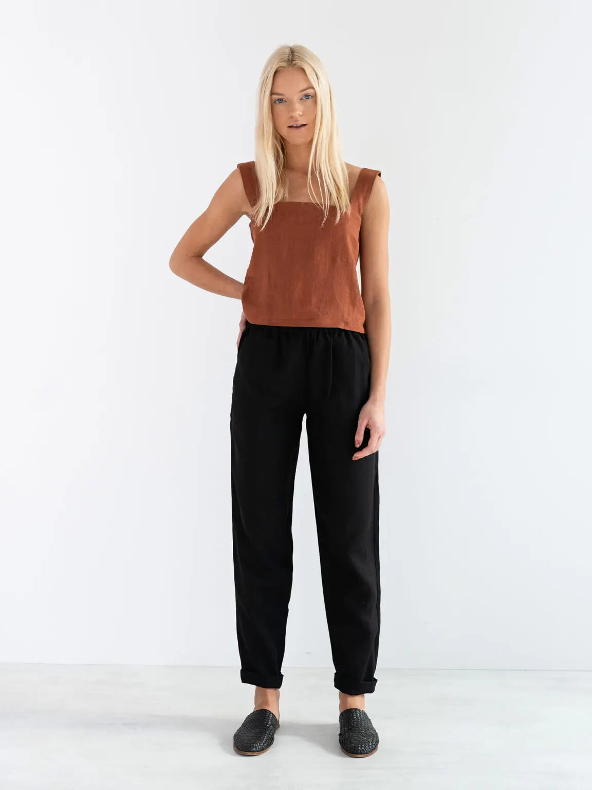 PRE-ORDER Brinley Linen Pants by Love And Confuse Love & Confuse
