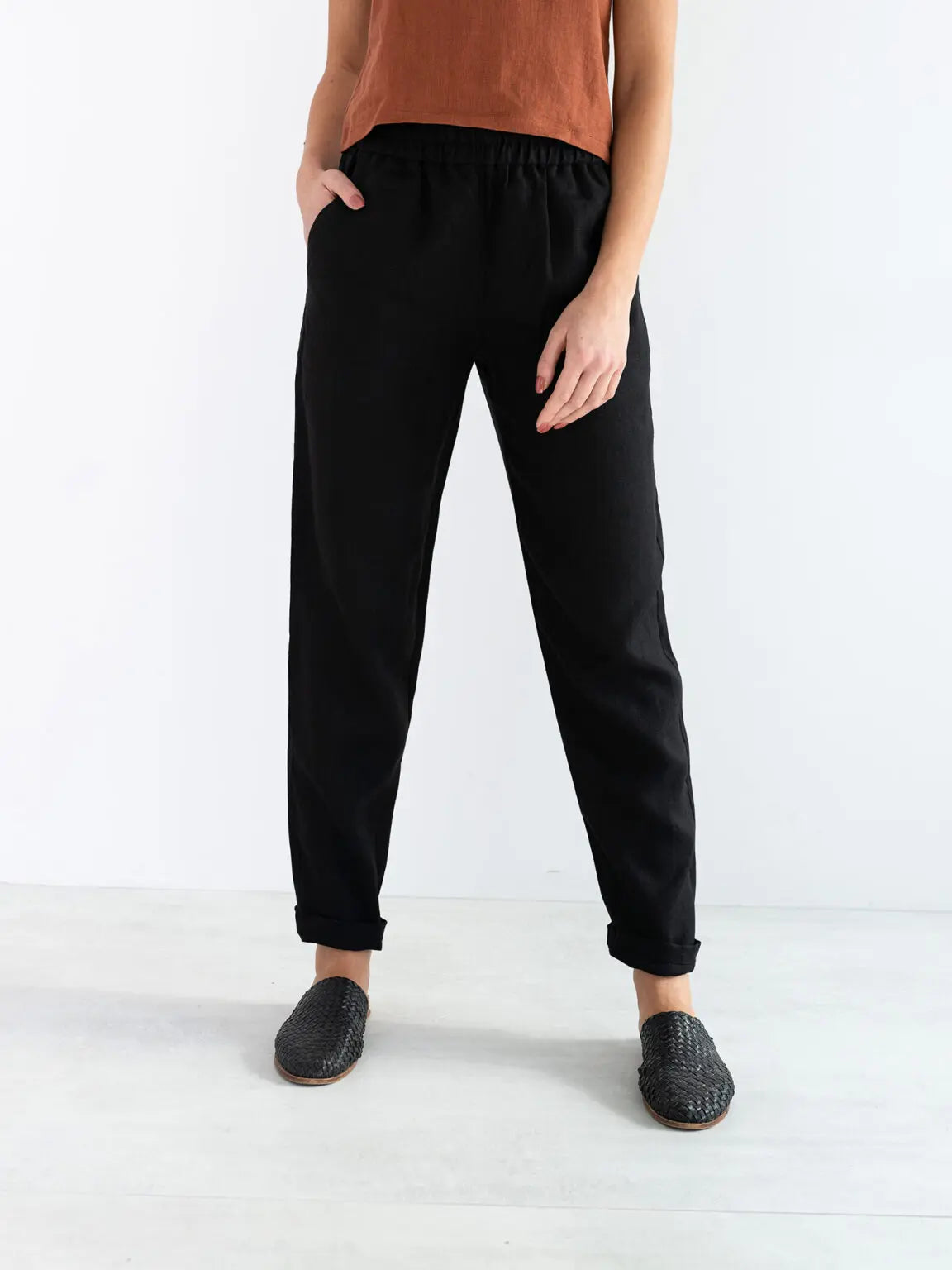 PRE-ORDER Brinley Linen Pants by Love And Confuse Love & Confuse