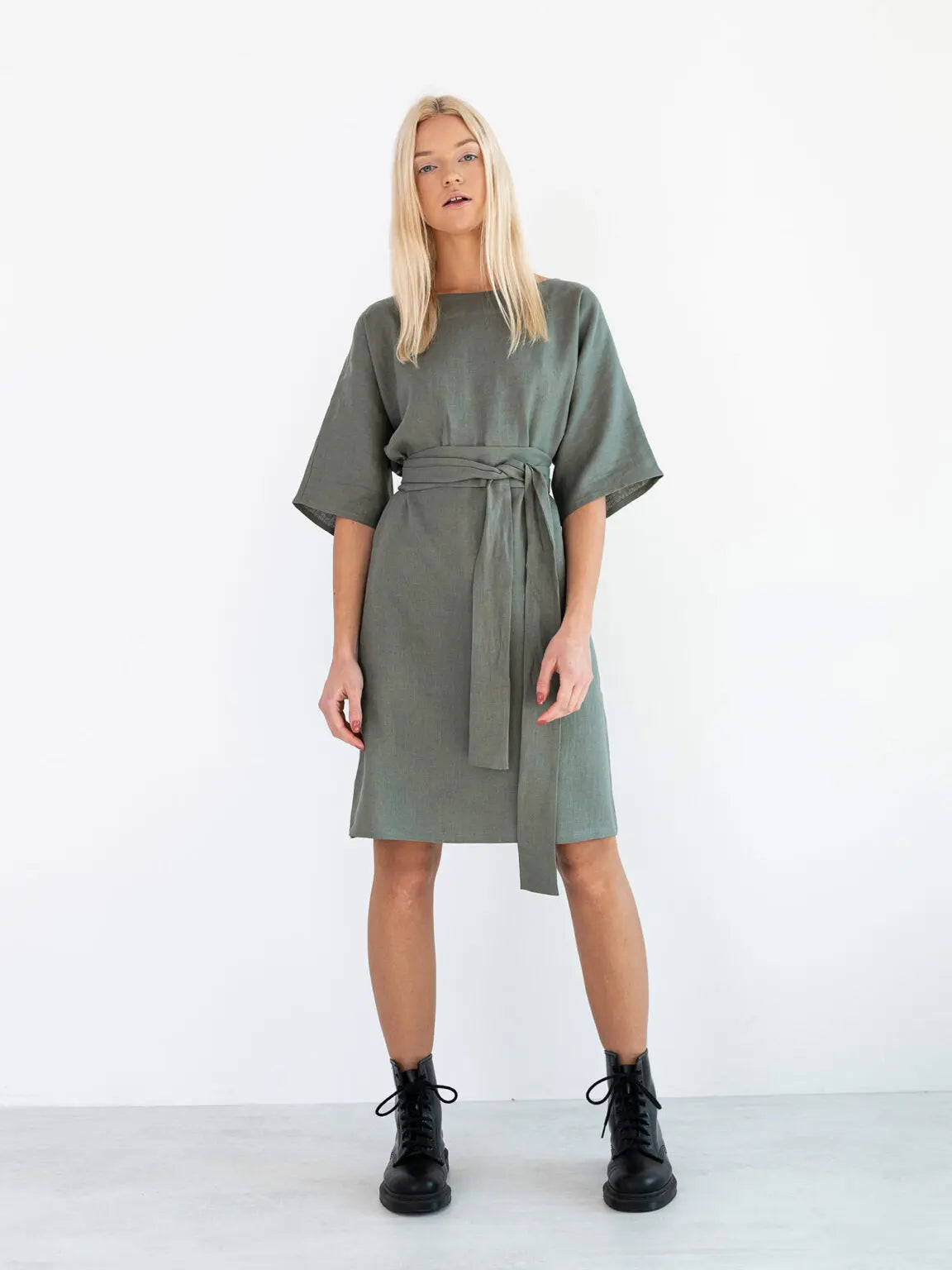 PRE-ORDER Isabel Linen Dress by Love And Confuse Love & Confuse