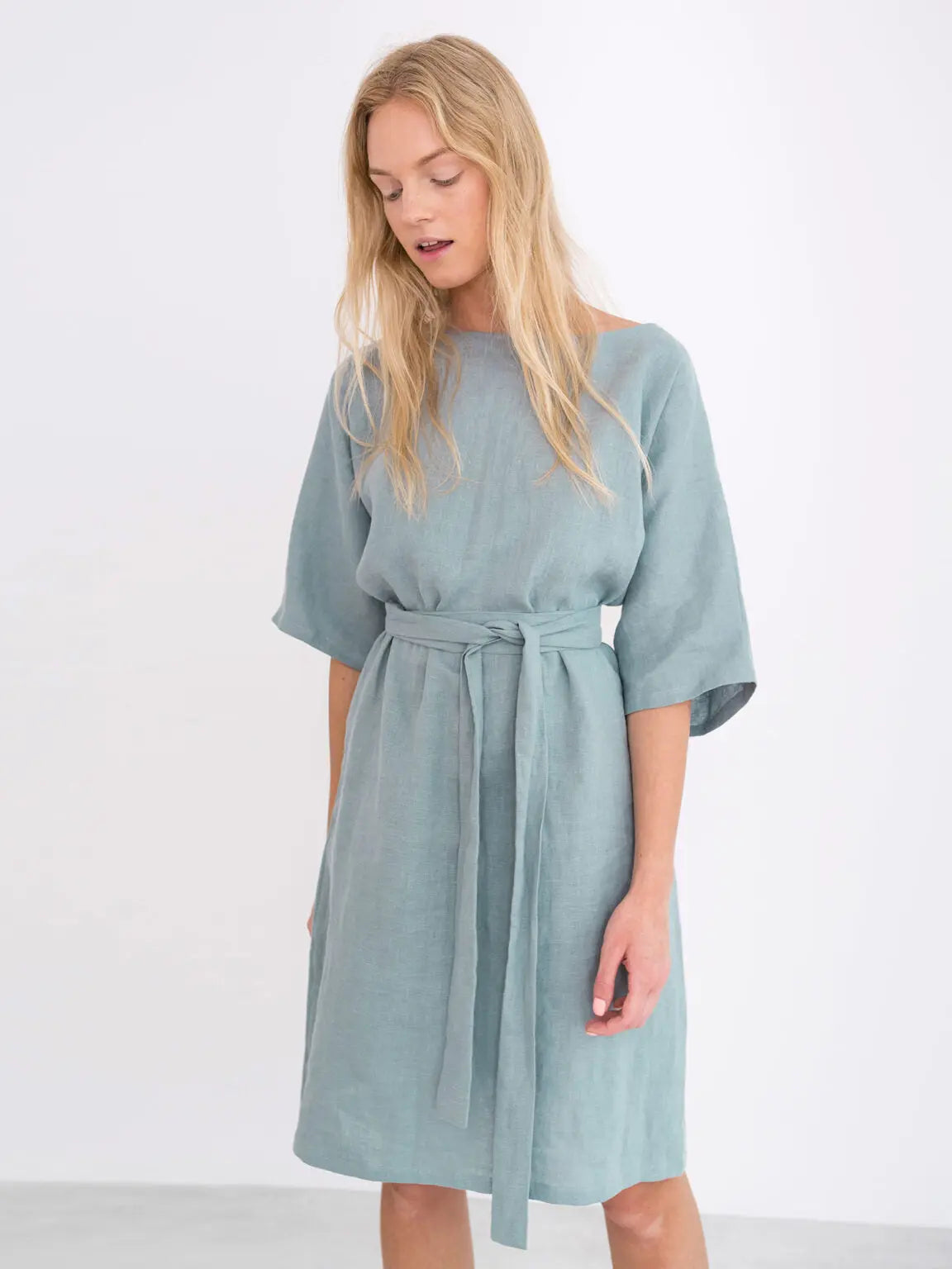 PRE-ORDER Isabel Linen Dress by Love And Confuse Love & Confuse