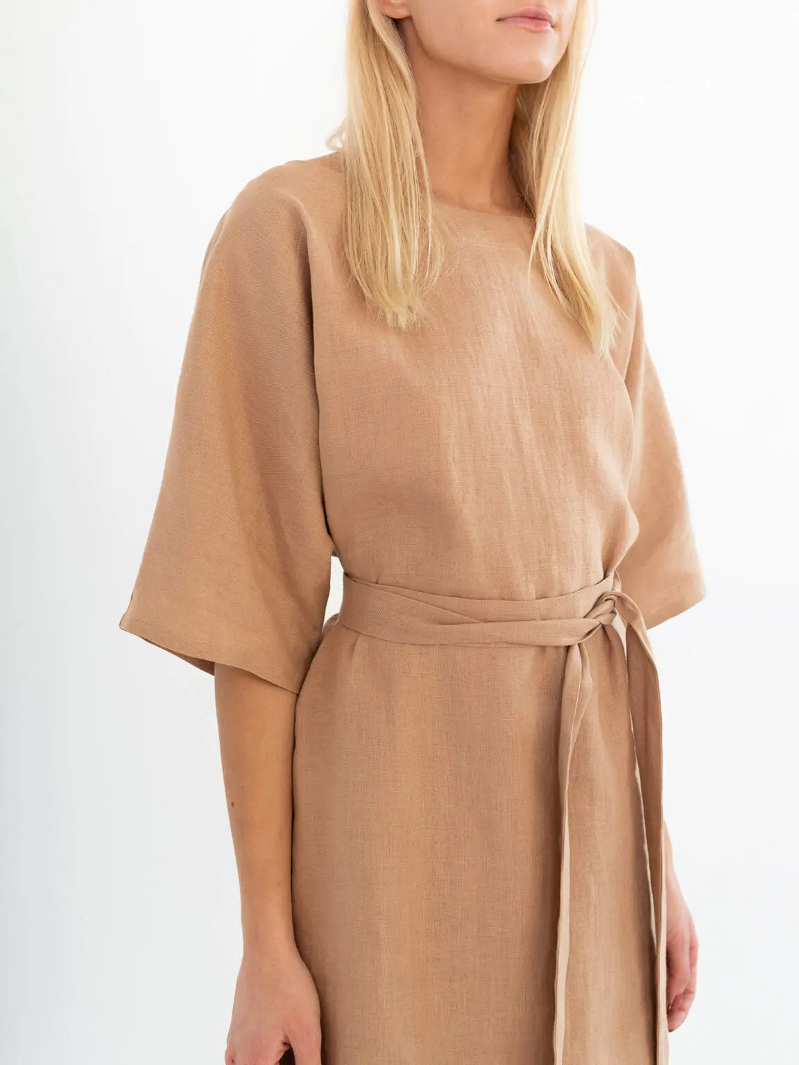 PRE-ORDER Isabel Linen Dress by Love And Confuse Love & Confuse