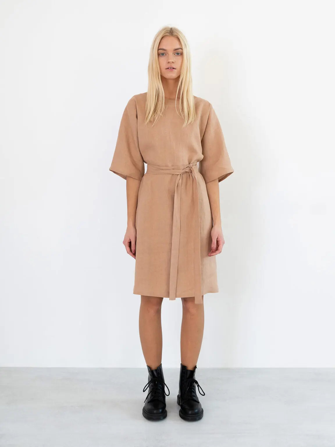 PRE-ORDER Isabel Linen Dress by Love And Confuse Love & Confuse