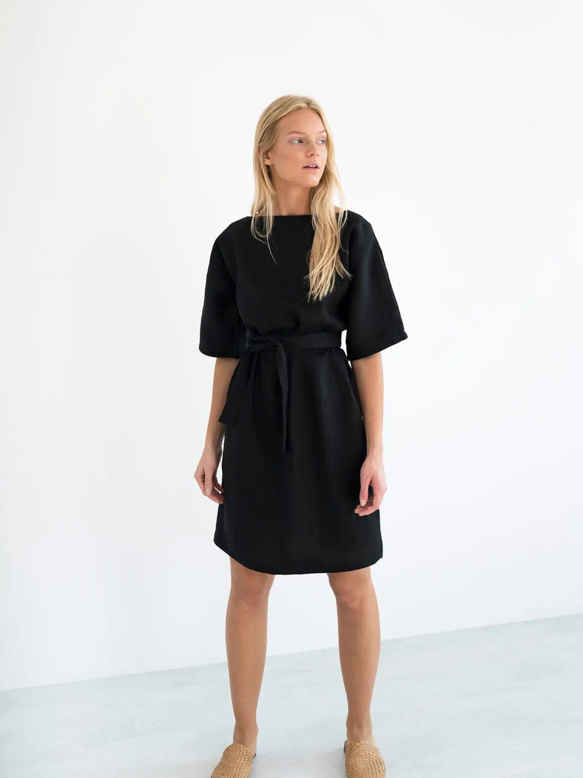 PRE-ORDER Isabel Linen Dress by Love And Confuse Love & Confuse
