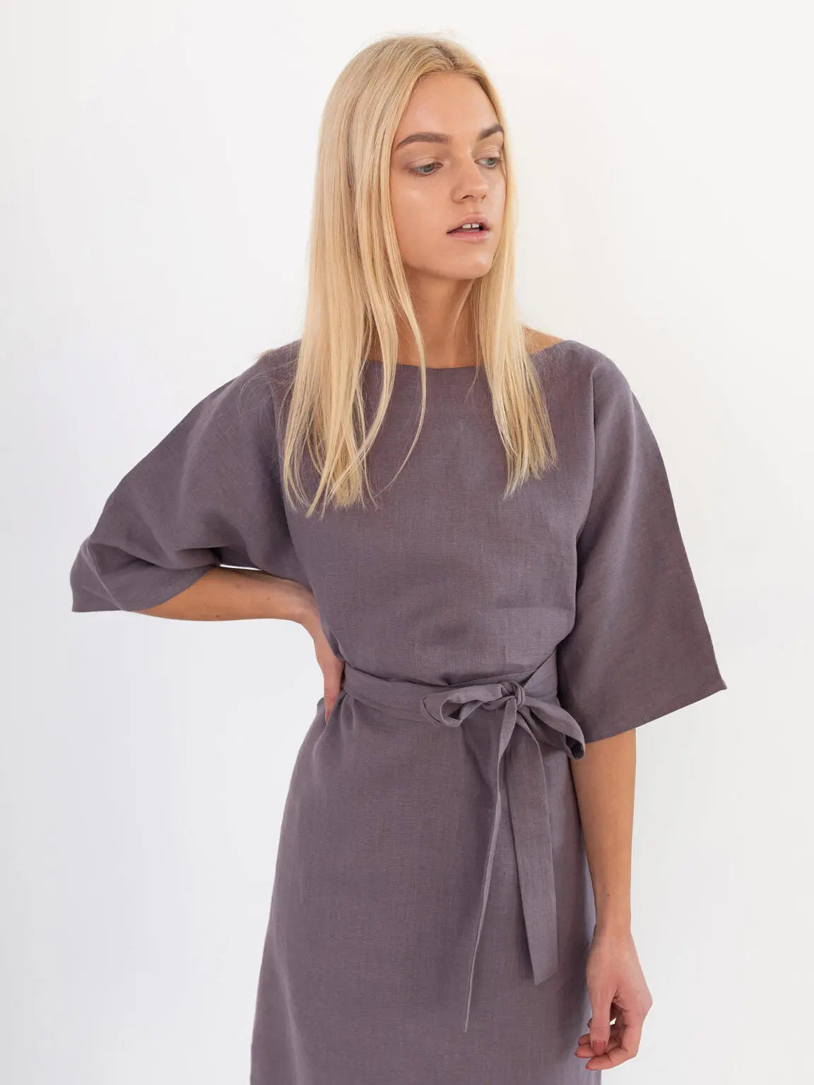PRE-ORDER Isabel Linen Dress by Love And Confuse Love & Confuse