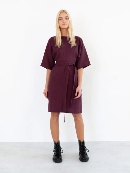 PRE-ORDER Isabel Linen Dress by Love And Confuse Love & Confuse