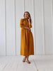 PRE-ORDER Long Linen Collar Dress by Odalux Odalux