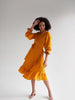 PRE-ORDER Mustard Lisa Linen Midi Dress Nich