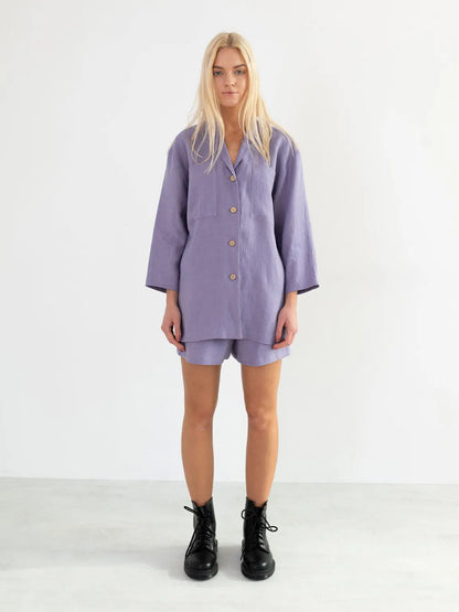 PRE-ORDER Rosemary Linen Shirt by Love And Confuse Love & Confuse