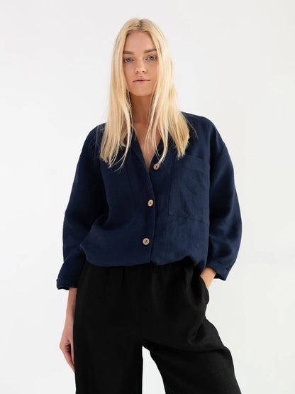 PRE-ORDER Rosemary Linen Shirt by Love And Confuse Love & Confuse