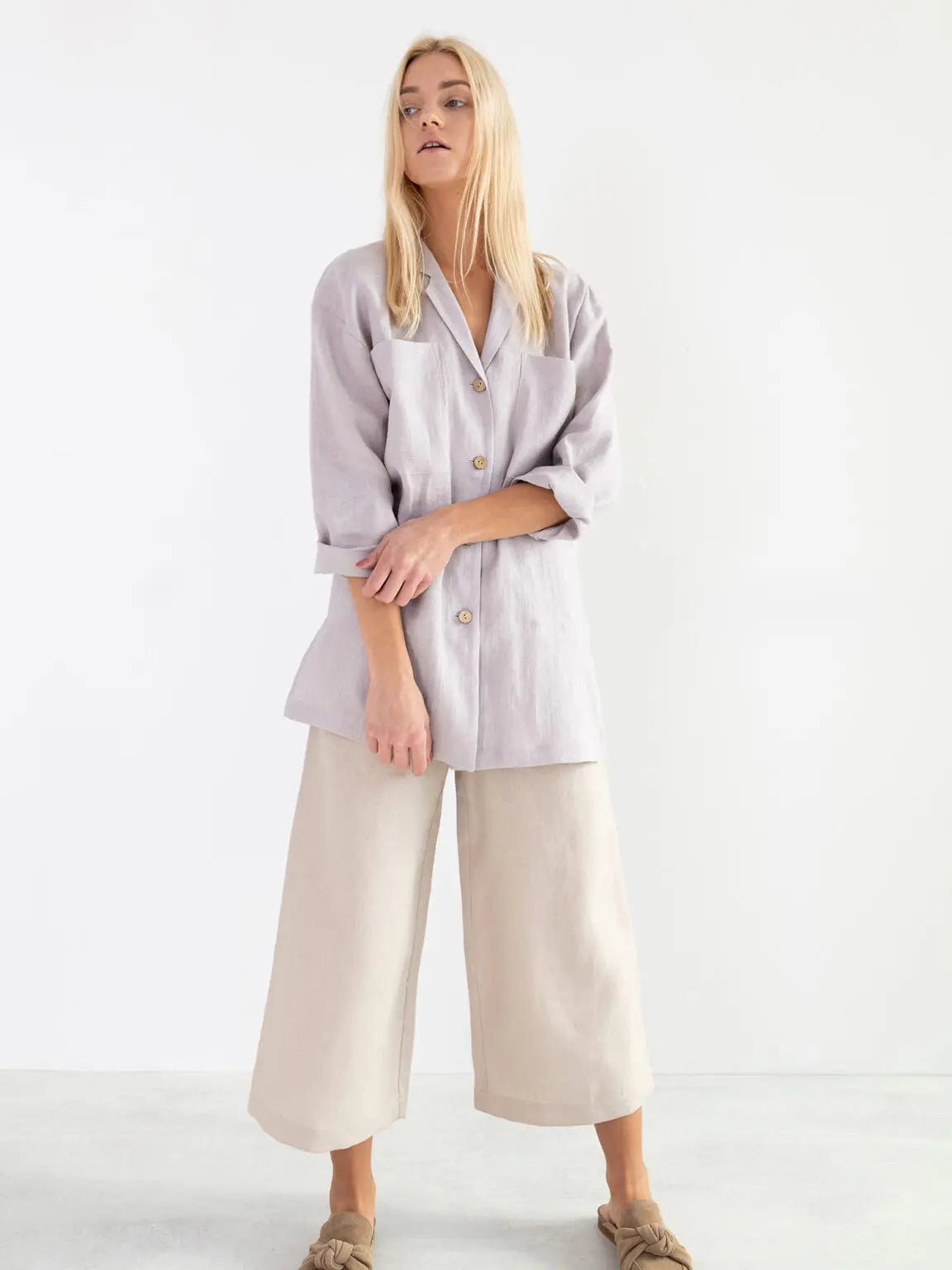 PRE-ORDER Rosemary Linen Shirt by Love And Confuse Love & Confuse
