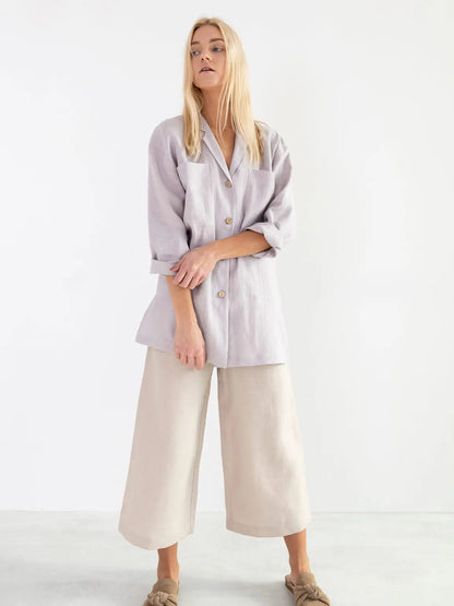 PRE-ORDER Rosemary Linen Shirt by Love And Confuse Love & Confuse