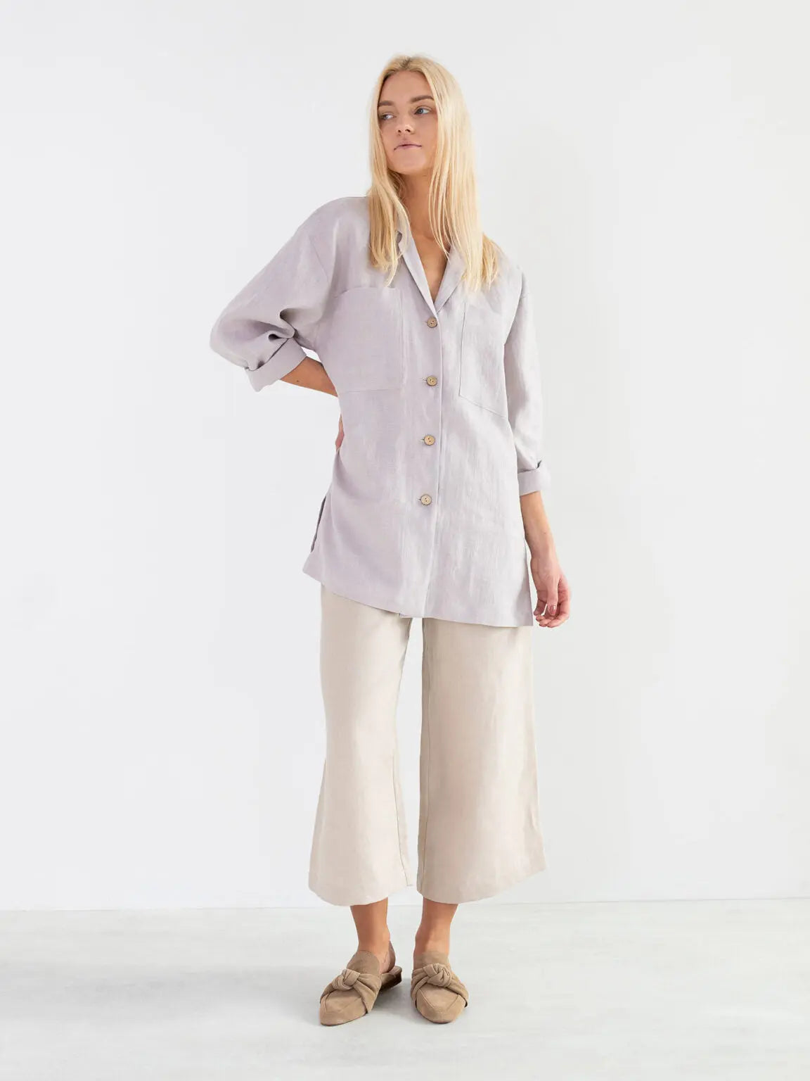 PRE-ORDER Rosemary Linen Shirt by Love And Confuse Love & Confuse