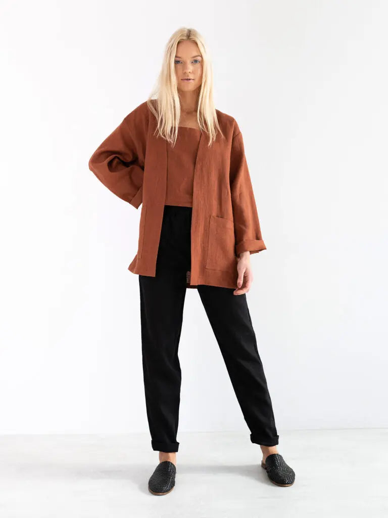 PRE-ORDER Selby Linen Jacket by Love And Confuse Love & Confuse