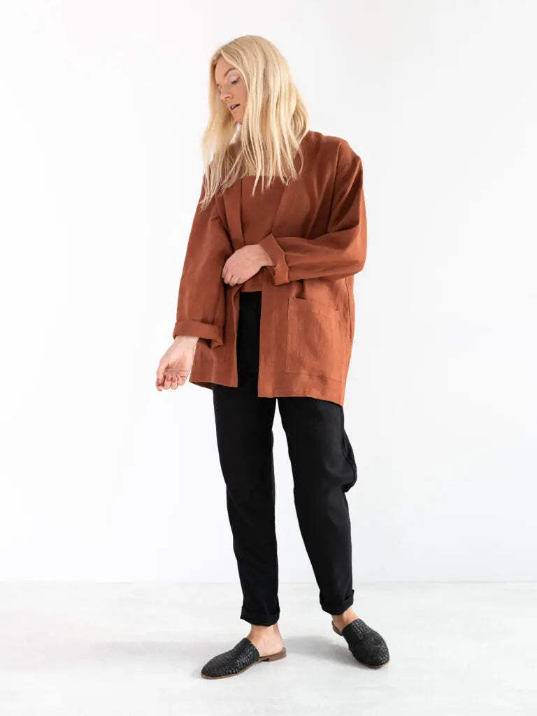 PRE-ORDER Selby Linen Jacket by Love And Confuse Love & Confuse
