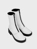 PRE-ORDER Vegan Cyber Boots white cactus leather ankle boots by Bohema Bohema