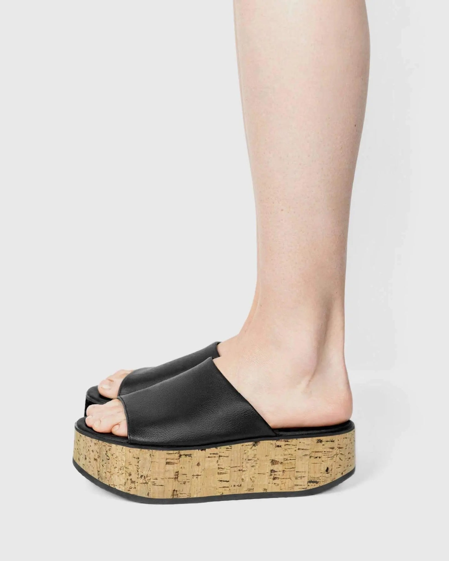 PRE-ORDER Vegan Grapes Leather Geigi Flatforms Sandals by Bohema Bohema