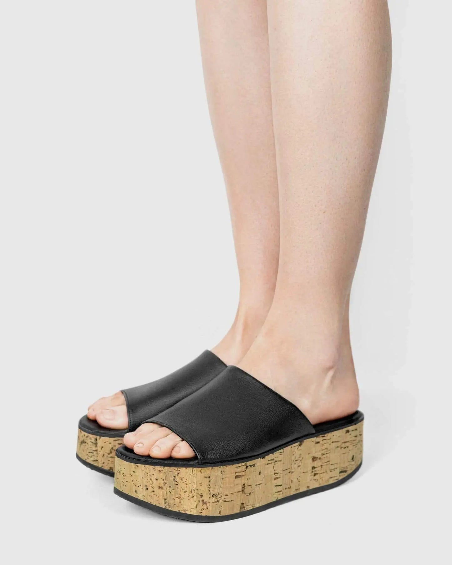 PRE-ORDER Vegan Grapes Leather Geigi Flatforms Sandals by Bohema Bohema