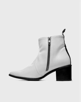 PRE-ORDER Vegan Swan No.1 White Nopal cactus leather boots by Bohema Bohema