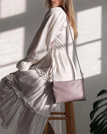 Paz - Apple Leather Crossbody Vegan Bag Velvet Heartbeat