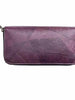 Purple long wallet made of leaves by Tree Tribe Tree Tribe