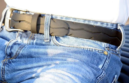 RECYCLED MOTORBIKE TYRES BELT TREAD Upcycled Byron Bay