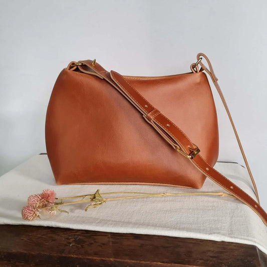 Sofía - Corn Leather Vegan Bag Velvet Heartbeat