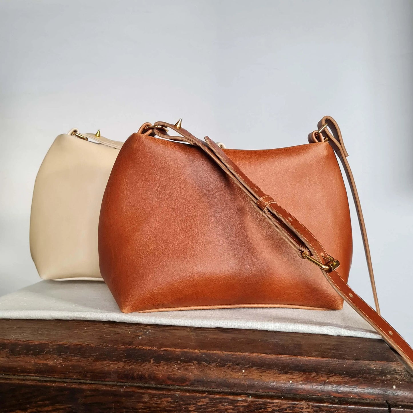 Sofía - Corn Leather Vegan Bag Velvet Heartbeat