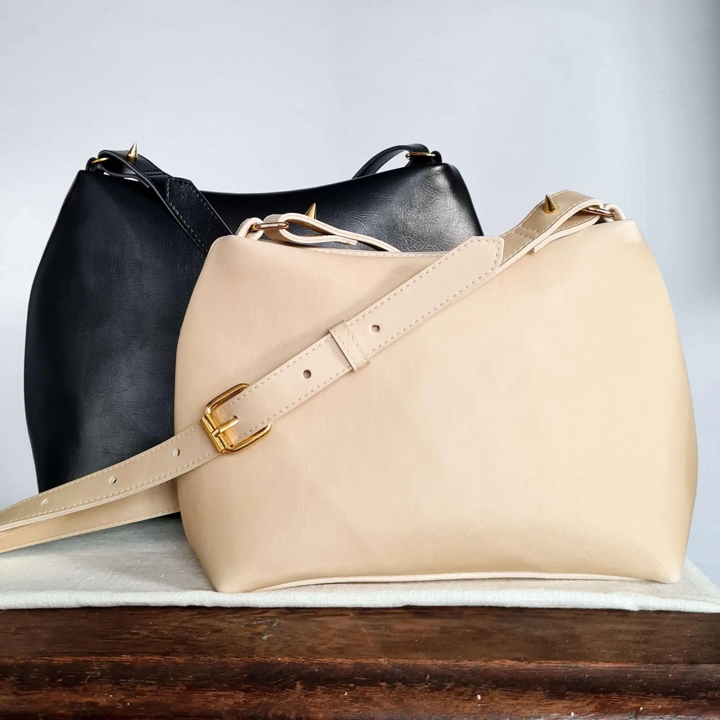 Sofía - Corn Leather Vegan Bag Velvet Heartbeat